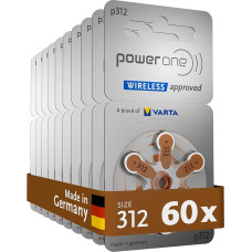 VARTA Powerone klausos aparatų baterijos, 312 tipas