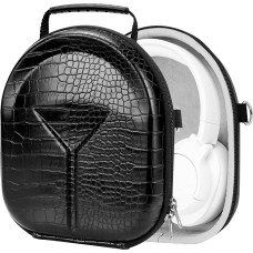 Geekria Shield Headphone Case Compatible with JBL Tune 770NC/760NC/750NC/720BT, Live770NC, Replacement Hard Case Travel Bag with Cable Storage (Black)