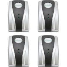 Pack of 4 Pro Power Saver Energy Saver Pro Power Saving Box Household Office Market Device Electric Intelligent Energy Saver 90V-250V 30kW (EU Plug)