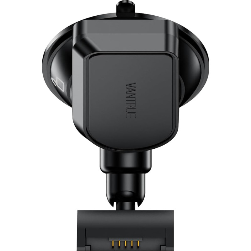 VANTRUE E serijos automobilių prietaisų kameros laikiklis su siurbtuku, skirtas E1 Pro / E1 Lite / E2 kamerai su USB-C prievadu ir GPS detektoriumi (greitis, padėtis, maršrutas)