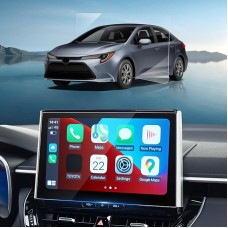 Suderinamas su 2022 2023 2023 2024 2025 2026 Toyota Corolla Cross Hybrid Touring Sports Screen Protector 10,5 colių navigacijos apsauginė plėvelė Grūdinto stiklo ekrano apsauga 9H atspari įbrėžimams HD Clear