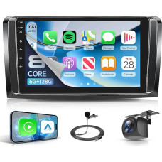 8 Core 6G + 128G 9 Inch Car Radio Android for Mercedes Benz ML GL W164 ML350 ML500 GL320 X164 ML280 GL350 Carplay Wireless with Android Car Navigation GPS FM/RDS/EQ/DSP Bluetooth 360° Panorama Rear