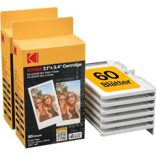 KODAK 60 fotopopieriaus, 54 x 86 mm, kasečių pakuotė, 