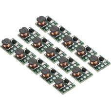 maitinimo šaltinio žemėlapis DC-DC Boost keitiklis įtampos reguliatorius Step Up modulis Mini modulis 0.9-5V į 5V 0.48A galios reguliavimo galios transformatoriams Pakuotė iš 15 vnt.