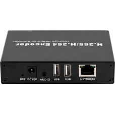 EXVIST H.265 4K HDMI vaizdo kodavimo įrenginys, HDMI į IP kodavimo įrenginys, dvigubas USB 2.0 įrašymui, HDMI kilpa, suderinamas su ONV/HK, 