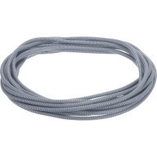 QUARKZMAN Splitas Kabelio kanalo vamzdis 1/4 colio (6,5 mm) vidinis skersmuo 50 pėdų (15 m) Kabelio kanalo vamzdis Atsparus karščiui ir šalčiui -40 F iki 257 F Plastikinis lankstus kabelių kanalas Kabelio kabelio žarna kabeliui Pilka