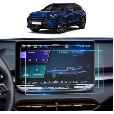 BIXUAN 12,9 colių PET navigacijos ekrano apsauga, suderinama su 2025 2026 Cupra Terramar ekrano apsauga Skaidri nano apsauginė plėvelė Terramar hibridiniai priedai [2 nano plėvelės pakuotės]