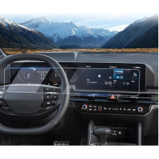 LUWU Pack of 2 Compatible with Kia Sportage NQ5 2026 2027 Facelift Navigation Protective Film 12.3 Inch Nano Screen Protector 6H Scratch-Resistant GPS Navigation Film Accessories
