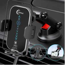 15 W automobilinis mobiliojo telefono laikiklis su įkrovimo funkcija Automatinis prispaudimas ir ritės išlyginimas Indukcinis įkrovimo belaidis įkroviklis 