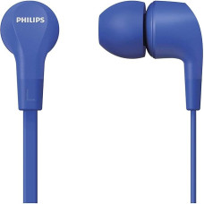 PHILIPS Audio In-Ear Headphones E1105BL/00 with Inline Remote Control (8.6 mm Neodymium Driver, Powerful Bass, Clear Sound, Comfortable Fit) Blue