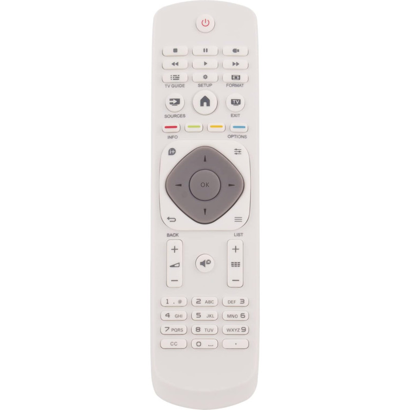 VINABTY New 398GR08WEPH01T Replacement Remote Control 398GR08WEPH01T TV Remote Control Replacement for Philips Smart LCD LED TV 398GR08WEPH01T Remote Control Remote Controller