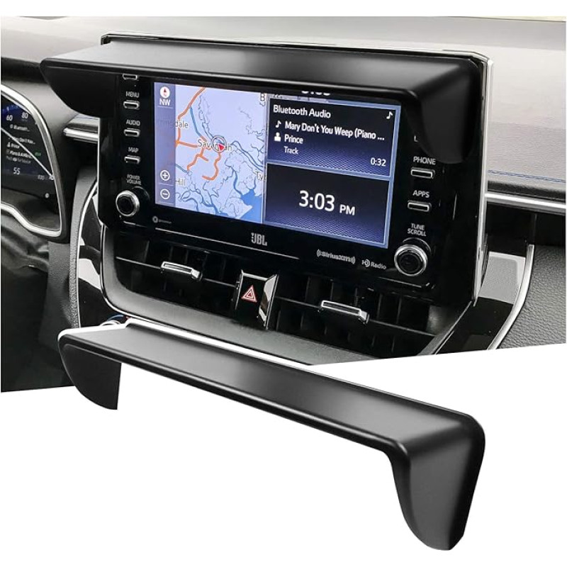 YEE PIN C-HR 2016-2024 / Corolla E210 / RAV4 2019-2023 / Yaris 2020 Navigacijos skydelis | Ekrano apsaugos rėmelis | Apsauga nuo atspindžių | Apsauginis rėmelis nuo saulės