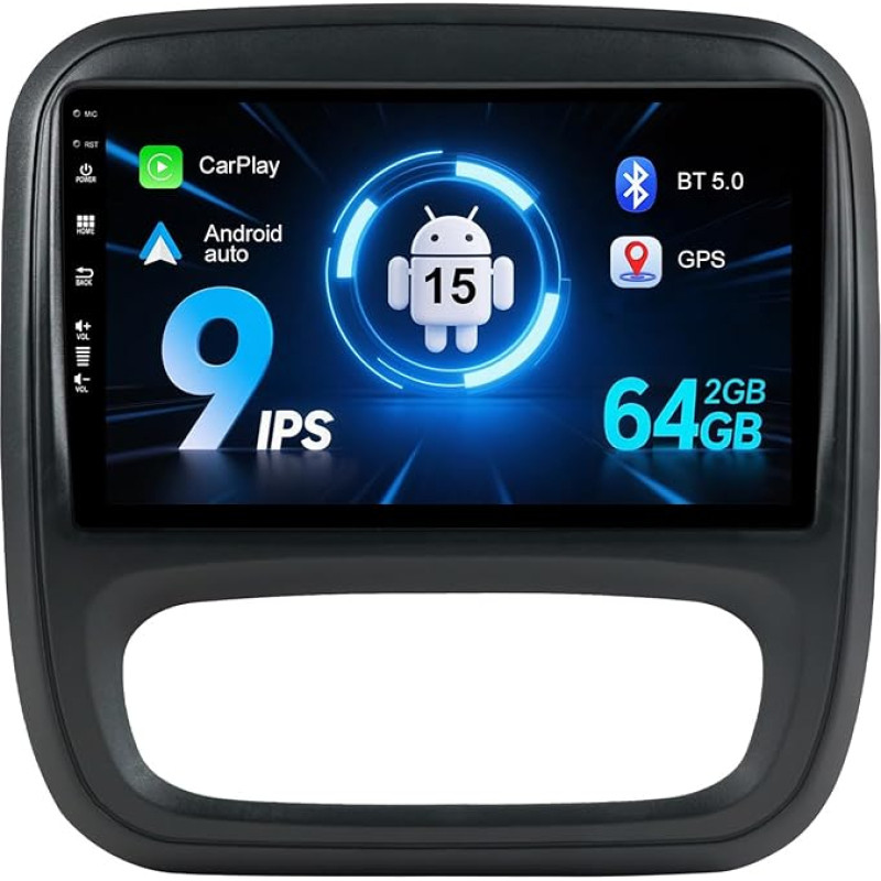 2G + 64G 9 colių ekrano automobilinis radijas 