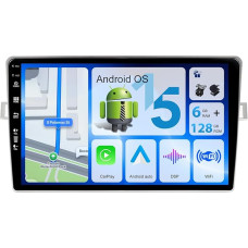 6G + 128G Android 15 Car Radio Stereo Multimedia Player 9 Inch GPS Navigation For Toyota Verso E'z 2010-2015 DSP/Carplay Supports DAB+ WLAN BT MirrorLink WiFi RDS