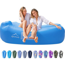 AlphaBeing Inflatable Lounger - Best Air Lounger for Travel, Camping, Hiking - Ideal Inflatable Couch for Pool and Beach Parties - Perfect Air Chair for Picnic or Festivals