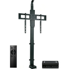 Motorisierter TV-Ständer für 81,3 bis 70 Zoll Bildschirme - vertikaler Lift-TV-Ständer mit Fernbedienung, max. VESA 600 x 400