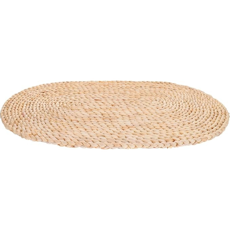 Tofficu Hitzebeständiges Rutschfestes Ovales Tischset aus Natürlichem Maisstroh 30 X 45cm Dekorativ für Familienessen und Partyveranstaltungen