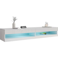 Mirjan24 Vigo TV staliukas 180 cm, TV staliukas, TV spintelė, TV spintelė, Sieninė spintelė, blizgus