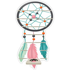 Farbklecks-Collection Muzikinių dėžučių lentyna Dream Catcher Toniebox lentyna, kurioje telpa 45-50 figūrėlių