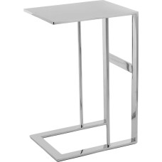 Finau Side Table Silver - Minimalist Style, Living Room, Bedroom, Coffee Table, Sofa Table, Easy Care, Robust, Modern, Stylish