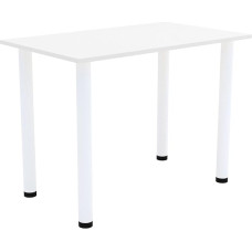 AKKE Valgomojo stalas 60 cm x 50 cm Valgomasis stalas Mažas stalas Virtuvės stalas Rašomasis stalas Valgomojo stalas Valgomojo baldai Baltos kojos