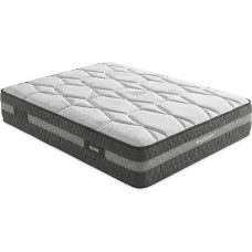 Duérmete Online Viskoelastische Matratze Selene | Taschenfedern | Optimal bei Rückenschmerzen | Höhe 30 cm | mittlere Festigkeit | milbendicht, antibakteriell und hypoallergen 105 x 190 cm