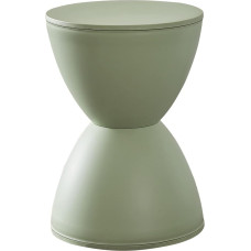 Footstool, Thickened Plastic Shoe Changing Stool, Round Footstool, Living Room Footstool, Low Coffee Table, Foot Stool, Living Room, Bedroom, Shoe Change Stool, Modern Home (Green)