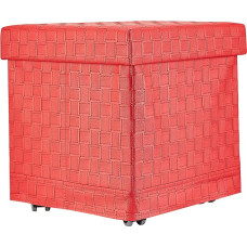 PVC tinklelis su ratukais 38 x 40 cm Raudona