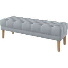 140 cm pločio, gilus minkštas suolas, lovos taburetė, otomanas, suapvalintomis kojomis, 