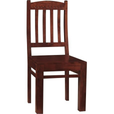 MASSIVMOEBEL24.DE Oxford Chair Backrest with Acacia Pattern, Colour: Dark Brown, Quantity: 1 Piece, Material: Solid Wood