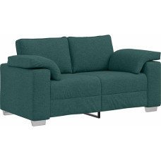 Sofa lova Tamsiai žalios spalvos audinys 160 x 77 x 82 cm Šiuolaikinė sofa-lova su plačiais porankiais, kvėpuojanti konstrukcija, 220 kg keliamoji galia, skirta svetainei, biurui, prieškambariui