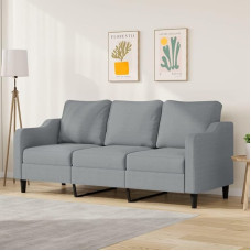 359367 3-vietė sofa Svetainės sofa sofa svetainės zona šviesiai pilka 180 cm audinys