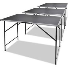 Möbel-Select-Pastentische, 3 Stück, klappbar