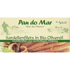 Pan do Mar Ančiuvių filė ekologiškame alyvuogių aliejuje, 50 g