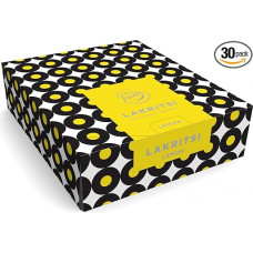 Fazer Lakritsi Lemon Filled Original Finnish Black Liquorice 20 g x 30 Pieces