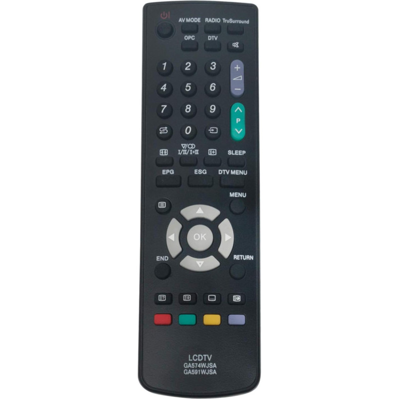 Vinabty naujas pakeistas televizoriaus nuotolinio valdymo pultas GA574WJSA tinka Sharp LC32LE600E LC32LE700E LC32LE705E LC32LU700E 010240 LC32AD5E GA574WJSA GA591WJSA GA574WJSA LC40LE600E LC40LE700E LC40LE705E LC40LU700E