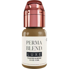 Perma Blend Luxe Toasted Almond Profesionalūs tatuiruočių dažai permanentiniam makiažui antakių pigmentas rudas 15 ml