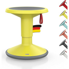 Interstuhl UPis1 - Ergonomic Stool with Swivel Effect - Premium Stool Height-Adjustable and Rotatable Made in Germany - Standing Stool / Swivel Stool for Back-Friendly Sitting - Also Perfect as an Office Stool / Desk Stool Including -