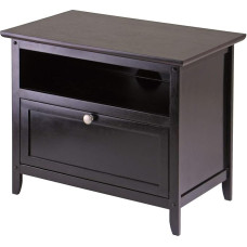 WINSOME Zara Media/Entertainment, Beach Wood, Dark Espresso, Baldai