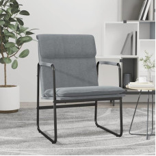 Sedia Lounge Grigio Chiaro 55 x 64 x 80 cm in Tessuto