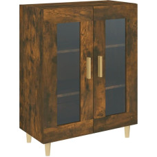 vidaXL Sideboard Chest of Drawers Multi-Purpose Cabinet Standing Cabinet Living Room Cabinet Smoked Oak 69.5 x 34 x 90 cm Wood Material