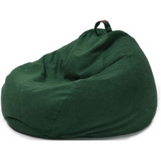STTC Didelis Bean Bag sėdynės pagalvėlės dangtelis, Bean Bag išorinis dangtelis, aukščiausios kokybės keičiamas dangtelis kriaušės formos Bean Bag su užtrauktuku, be užpildo, žalias, XL