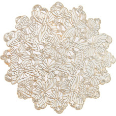 Tischsets, Tischsets und Untersetzer, 87er-Set, runde Mandala-Tischsets, wärmeisolierende Tischsets, waschbare, rutschfeste Gummi-Tischsets for den Esstisch in der Küche(Butterfly)