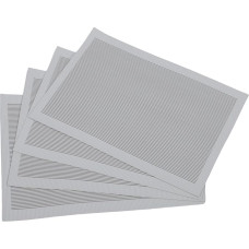 Alomejor Rechteckiges Tischset aus Leder, Elegante Esstischmatten, rutschfest, für die Küche zu Hause, 4 Stück, 40 X 30 cm