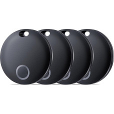 Reyke Smart Tag Pro, Suitcase Tracker Compatible with Apple Where is? App (iOS Only), Key Finder for Keys, Luggage, Suitcase, Wallet, IP67 Waterproof, Pack of 4