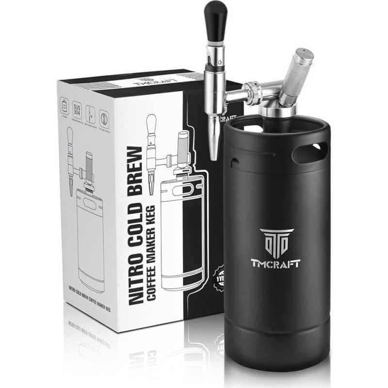 TMCRAFT 128 oz Nitro šalto kavos virimo aparatas, nerūdijančio plieno 