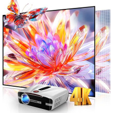 4K automatinio fokusavimo projektorius Dienos šviesos UHD filmų žaidimų projektorius LED išmanusis vaizdo projektorius 
