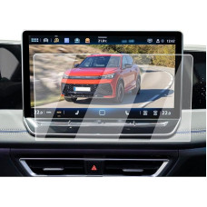 ECOZEN ekrano apsauga VW Golf 8.5/ID.4/Tiguan 3 (Base)/Passat B9 (Base) 2024-2026, 12,9 colių navigacijos apsauginė plėvelė 9H atspari įbrėžimams ir pirštų atspaudams, labai skaidri ekrano apsauga