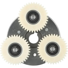 Planetengetriebe-Set mit 36 Zähnen, Nylon, mit Kugellagern, 500 W, elektrisch, für Fahrrad für Nabenmotor, 3er-Pack, Weiß, 13,5 x 47 mm