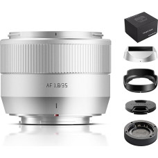 TTARTISAN 35mm F1.8 Mark II for X-mount Silver, AF Lens 35mm F/1.8 APS-C Portrait Lenses for Fuji X (X, Silver)